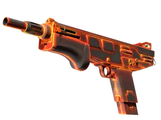 MAG-7 | Heat (Well-Worn)