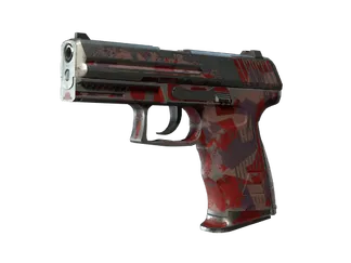 StatTrak™ P2000 | Red FragCam (Battle-Scarred)