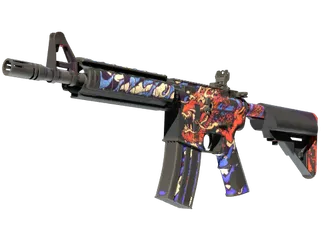 StatTrak™ M4A4 | 龍王 (Dragon King) (Battle-Scarred)
