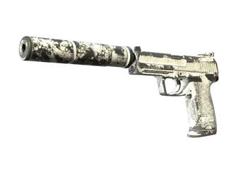 USP-S | Whiteout (Battle-Scarred)