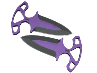 ★ Shadow Daggers | Ultraviolet (Well-Worn)