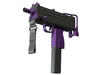 StatTrak™ MAC-10 | Ultraviolet (Well-Worn)