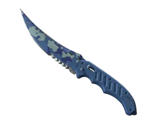 ★ Flip Knife | Bright Water (Well-Worn)