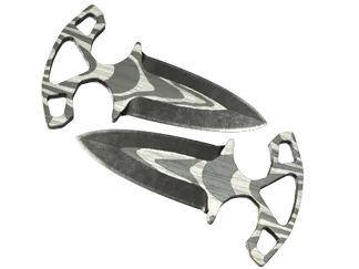 ★ StatTrak™ Shadow Daggers | Black Laminate (Well-Worn)