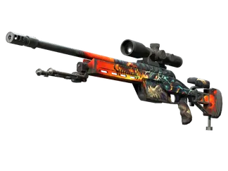 SSG 08 | Dragonfire (Well-Worn)