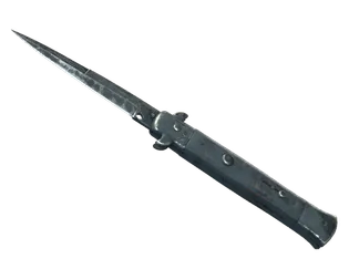★ Stiletto Knife | Night Stripe (Battle-Scarred)