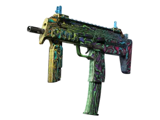 StatTrak™ MP7 | Neon Ply (Well-Worn)