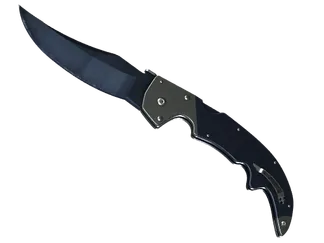 ★ StatTrak™ Falchion Knife | Blue Steel (Battle-Scarred)