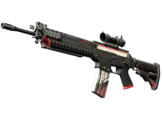 SG 553 | Cyrex (Battle-Scarred)