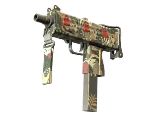 StatTrak™ MAC-10 | Monkeyflage (Factory New)