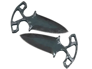 ★ StatTrak™ Shadow Daggers | Night (Battle-Scarred)