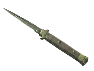 ★ Stiletto Knife | Boreal Forest (Battle-Scarred)