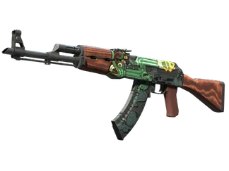 StatTrak™ AK-47 | Fire Serpent (Well-Worn)