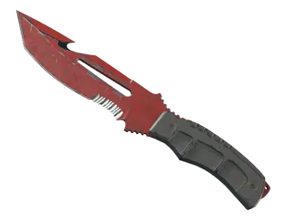 ★ Survival Knife | Crimson Web (Battle-Scarred)