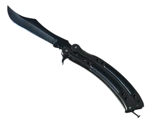 ★ StatTrak™ Butterfly Knife | Blue Steel (Factory New)