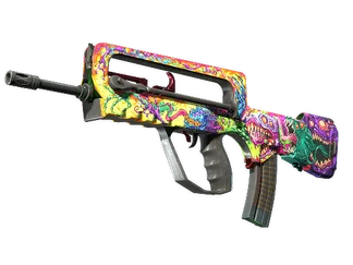 StatTrak™ FAMAS | Bad Trip (Well-Worn)