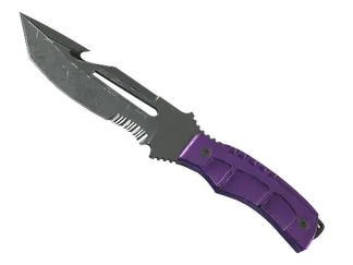 ★ Survival Knife | Ultraviolet (Battle-Scarred)