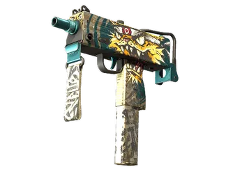 StatTrak™ MAC-10 | Cat Fight (Well-Worn)