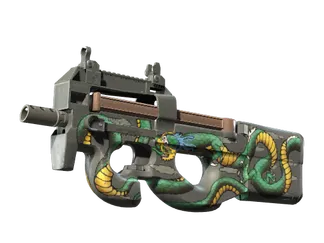 StatTrak™ P90 | Emerald Dragon (Factory New)