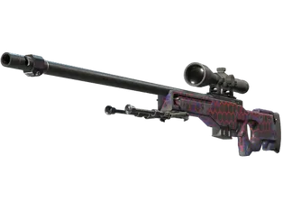StatTrak™ AWP | Electric Hive (Well-Worn)